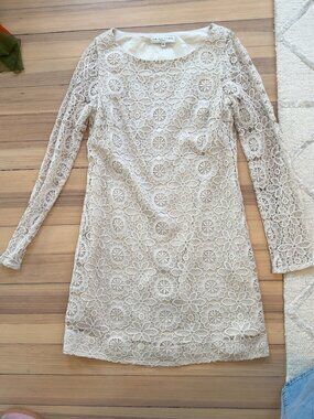 Crochet ivory/cream dress